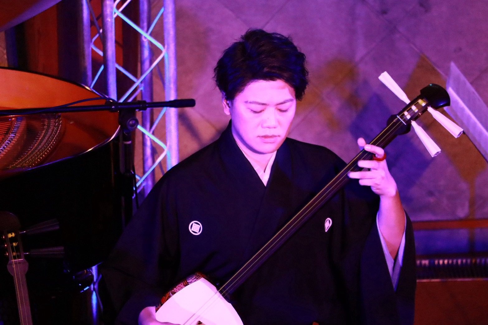 津軽三味線の演奏